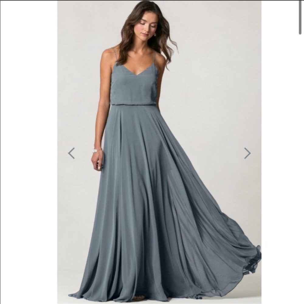 Jenny Yoo - Inesse - Denmark Blue - Size 8